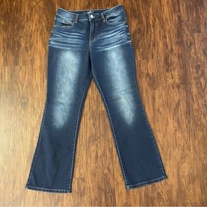 M Jeans by Maurices Everflex Slim Boot High Rise Jeans Size 12 Short